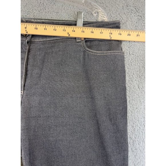 ESCADA Women's Size 46 US 18 Gray Straight Leg Slacks Dress - Picture 4 of 11